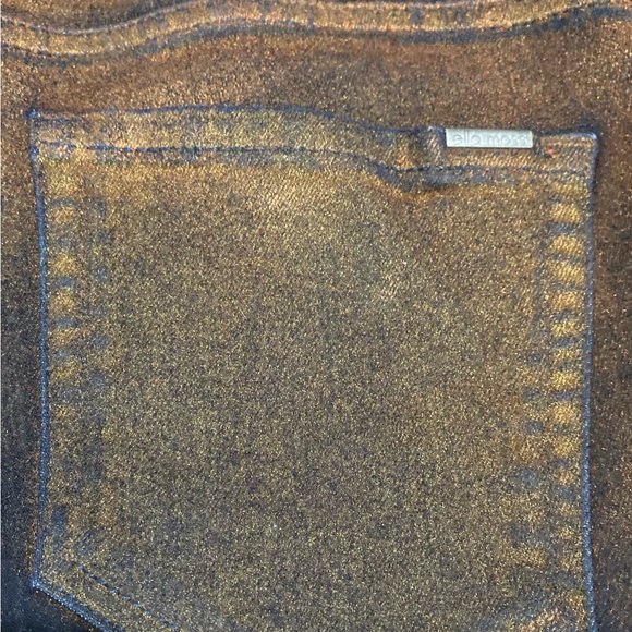 Women’s Ella Moss Brown Shimmery Two Tone High Rise Skinny Ankle Jeans Pants 26 - Picture 4 of 8